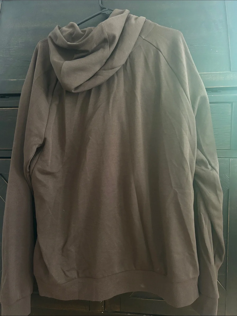 Nike Brown Full-Zip Hoodie with Hood and Drawstrings